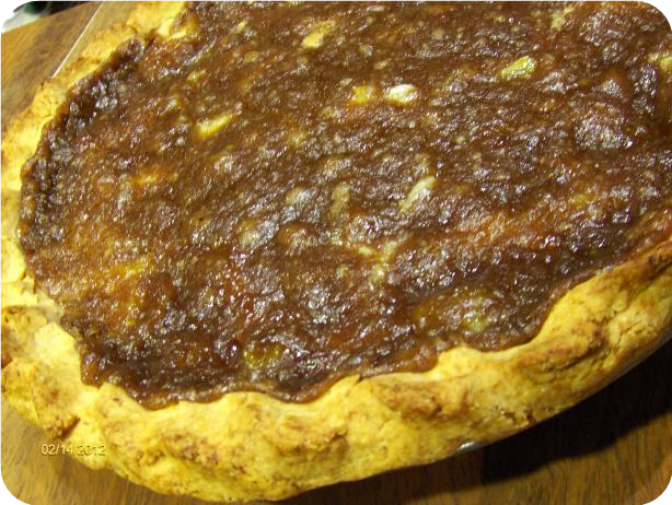 Amish Sour Cream Apple Pie