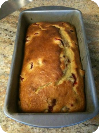 Cranberry Orange Bread With Orange Butter Glaze