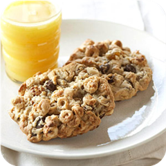 Double oat breakfast cookies 