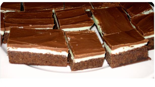Creme De Menthe Brownies