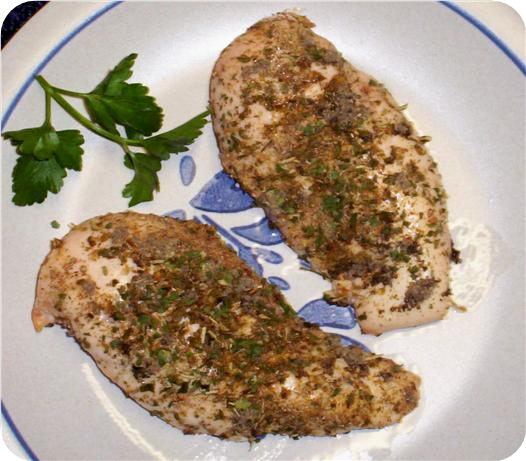 Herb Crusted Chicken Breasts