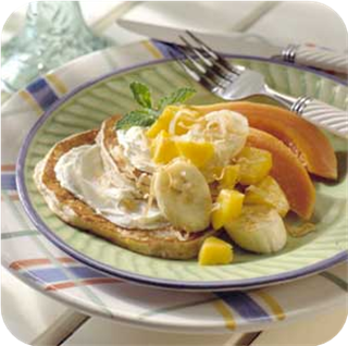 Tropical Fruit Pancakes