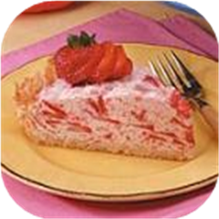 Bavarian Strawberry Pie