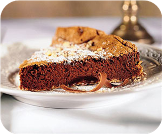 Chocolate brazil nut torte 