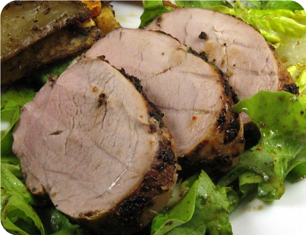 Herb Seared Pork Tenderloin