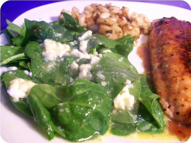 Spinach Salad With Egg Vinaigrette