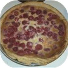Lemon Blueberry Custard Pie