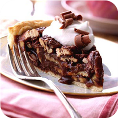 Decadent caramel-pecan pie 
