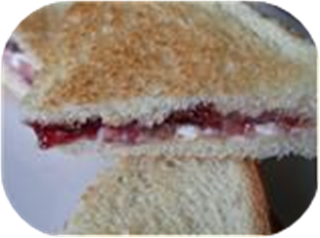 Cream Cheese and Jelly Sandwich