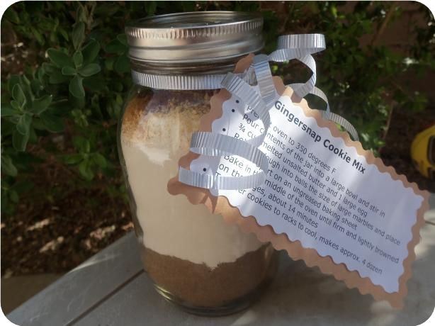 Gingersnap Mix in a Jar