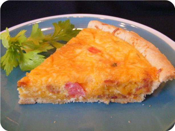 Quick Bacon Tomato Quiche