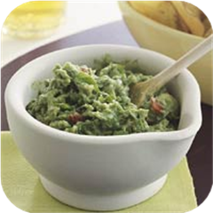 Basil guacamole