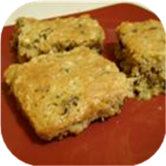 Zucchini-Coconut Cookie Bars