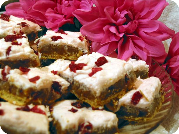 Cranberry Butterscotch Squares