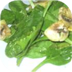Spinach Salad with Curry Vinaigrette