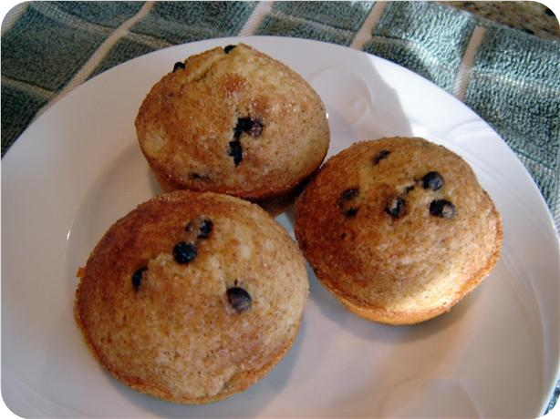 Light Chocolate Chip Muffins