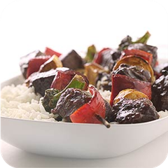 Beef and broccoli kabobs 