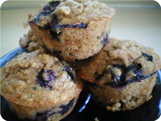 Split Decision (Oatnanaberry) Muffins.