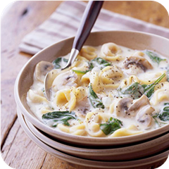 Creamy Tortellini Soup