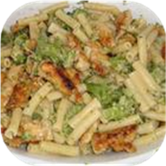 Rosemary Pasta in Roasted Garlic Sauce  