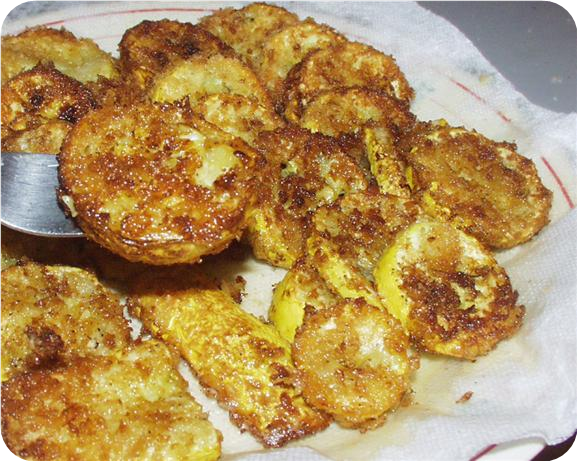 My Version of  Fried Squash