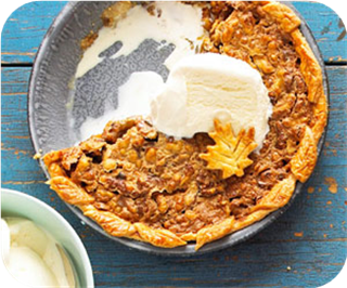 Maple-nut pie