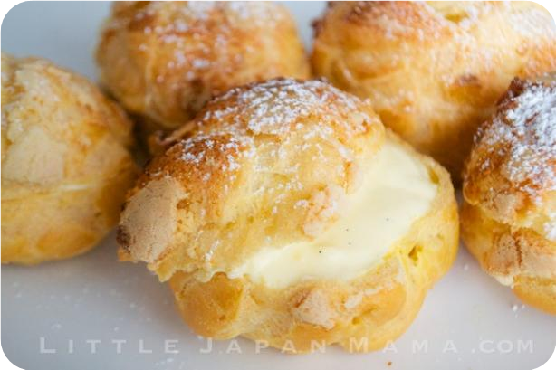 Japanese Crispy Cream Puff Shells (Shu Cream)