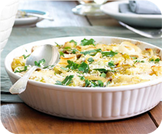 Potato-Goat Cheese Gratin