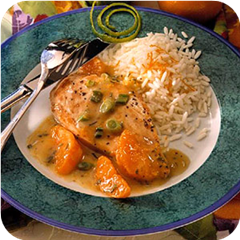 Lime and tangerine chicken breasts 