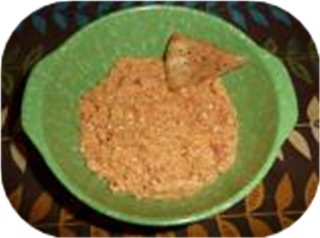 Spiced Sweet Roasted Red Pepper & feta Hummus 