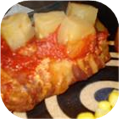 Bacon Wrapped Pork Chops in Zesty Sauce