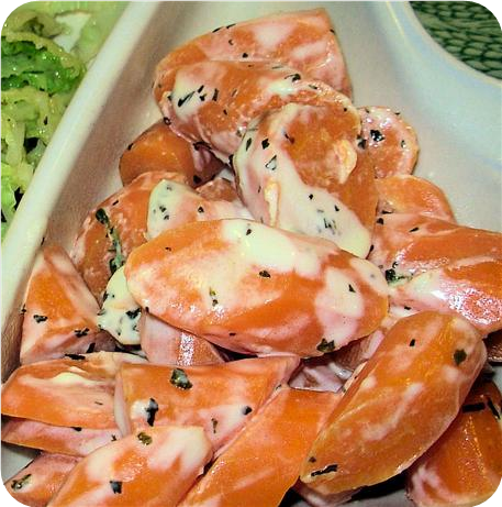 Creamed Carrots, Recipe from the Titanic (Ship - Not the Movie)