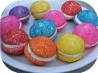 Glittering Lemon Sandwich Cookies