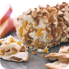 Fruited cheese log 