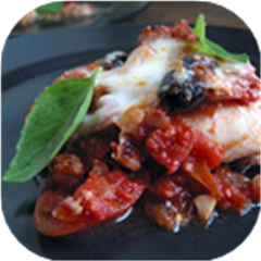 Eggplant Parmigiana Caponata