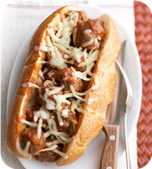 Slow cooker meatball sandwiches 