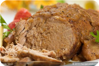 Apple-Glazed Roast Pork
