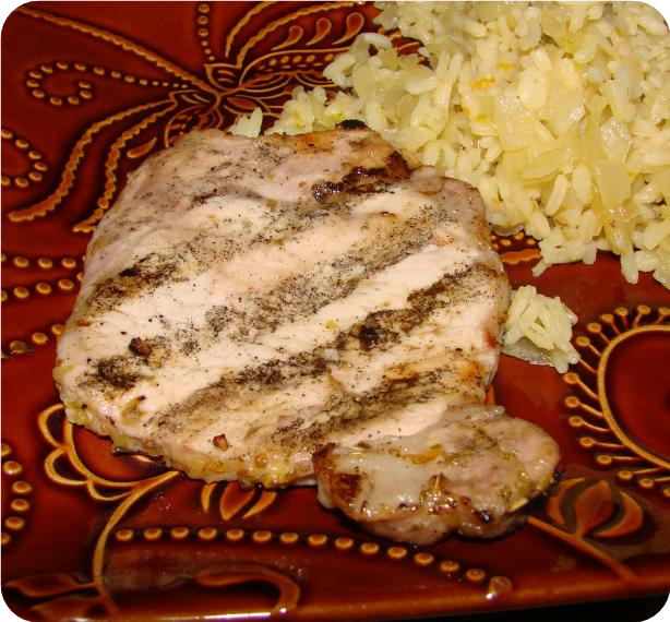 Lemon Grilled Pork Chops