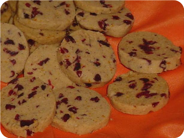 Cranberry Spice Tea Cookies