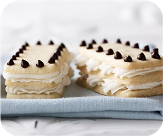 Bittersweet Chocolate and Peppermint Sandwiches 