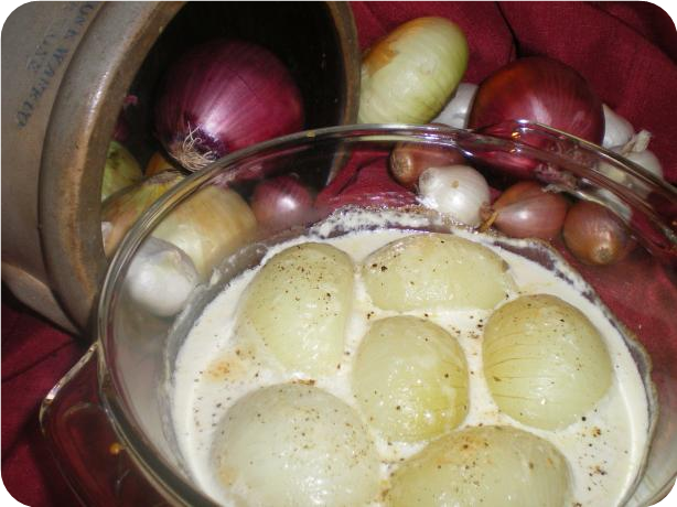 Creamy Baked Onions