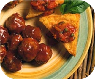 Cranberry-Sauced Meatballs