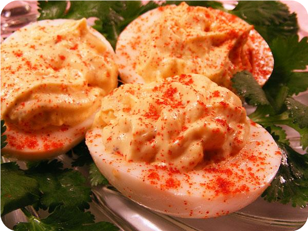 Grandpa Cooley's Angry Deviled Eggs