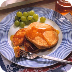 Honey-Apple Pancakes