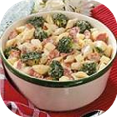 Pepperoni Caesar Pasta Salad