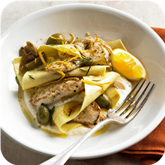 Lemon Chicken with Olives and Ricotta