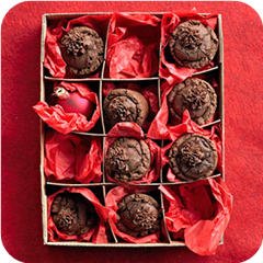 Chocolate-Raspberry Tassies 