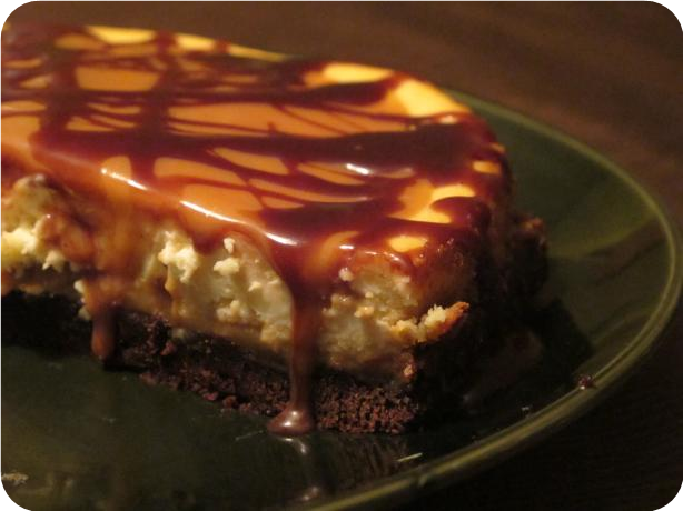 Brownie Caramel Cheesecake
