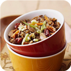 Wild Rice with Pecans and Cherries