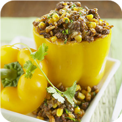 Stuffed peppers mole 